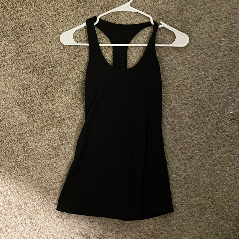 Lululemon womens black racerback tank top